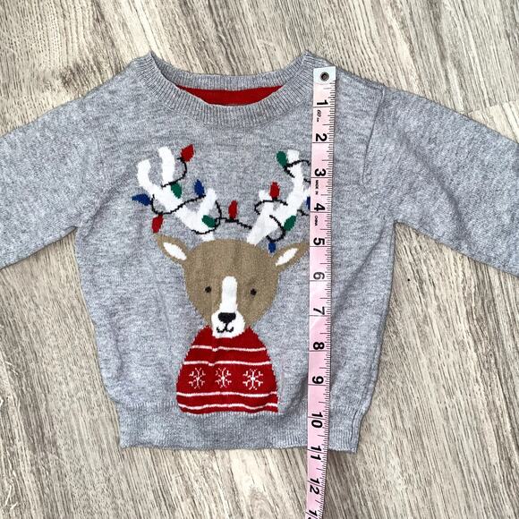 Christmas Baby Sweater & Reindeer Jumpsuit - Picture 6 of 8